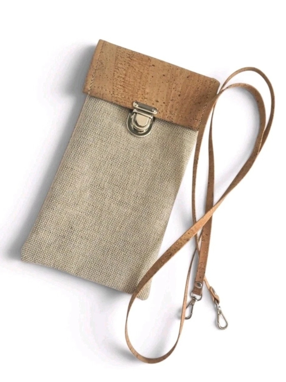 RAFIBAGOAL Portugal Cork Crossbody Passport ID Phone Travel Pouch Crossbody Bag